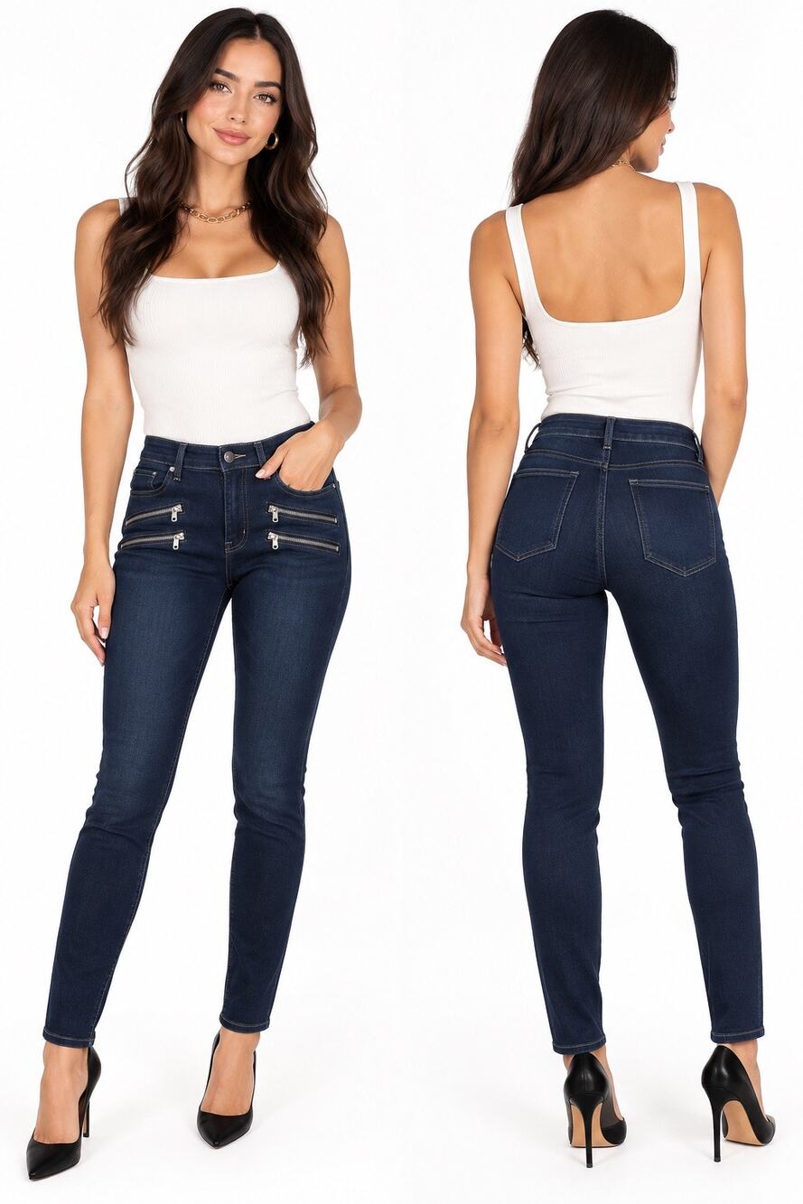 NWT PAIGE Edgemont Ultra Skinny Jeans in Dayton No Whiskers – Size 28